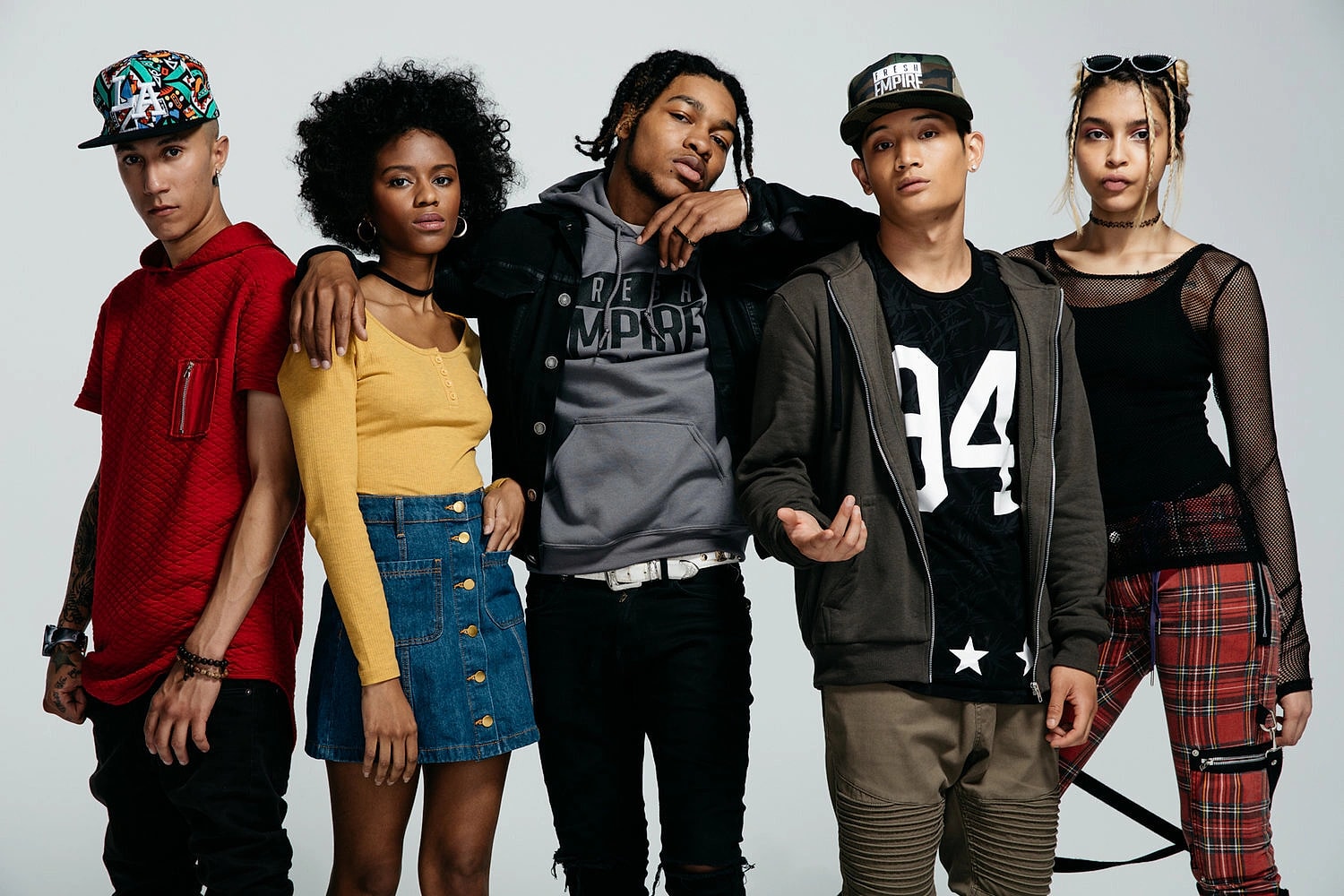 Fresh Empire Brand Ambassadors representing the campaign’s look and culture
