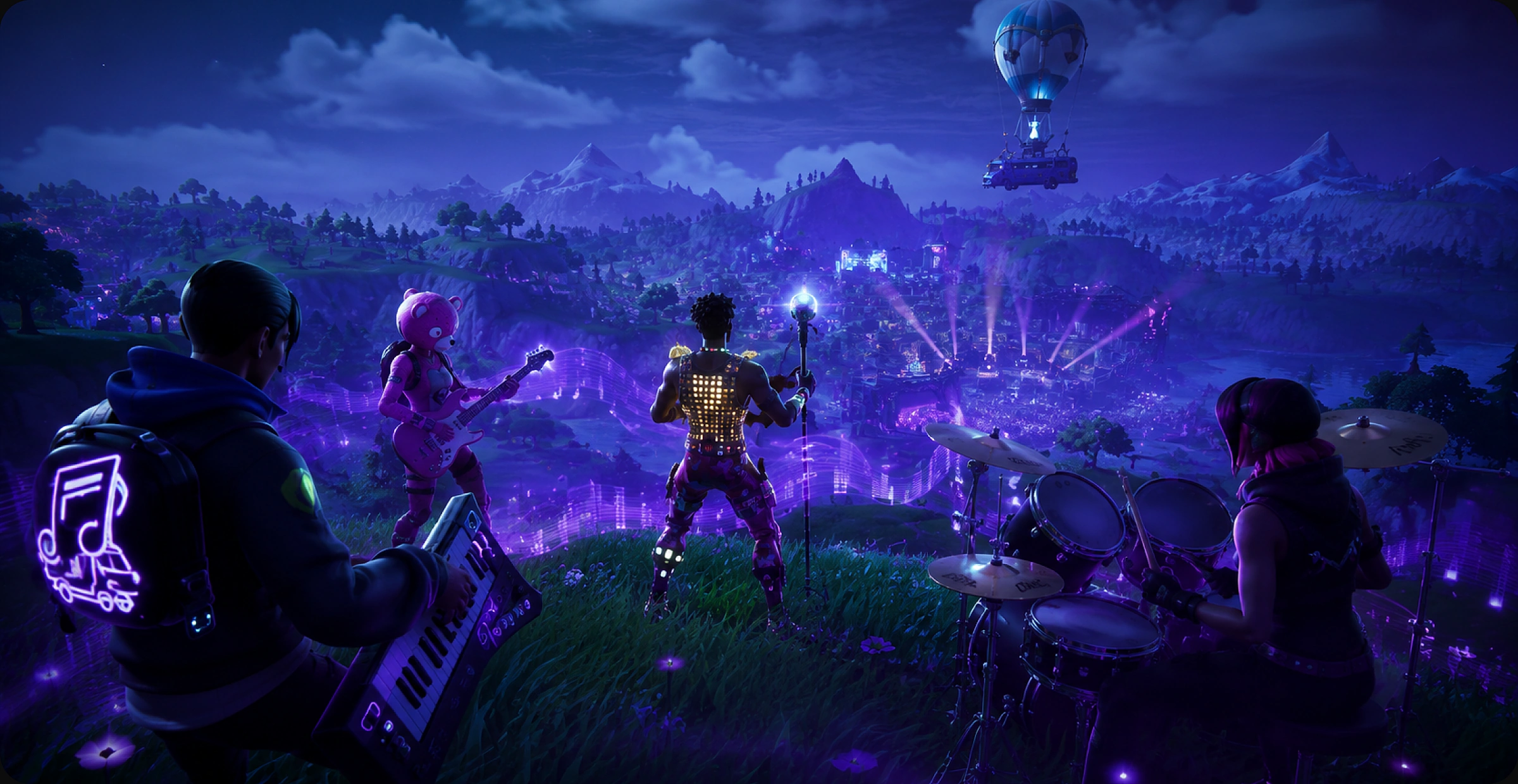 Music integrated across the Fortnite ecosystem