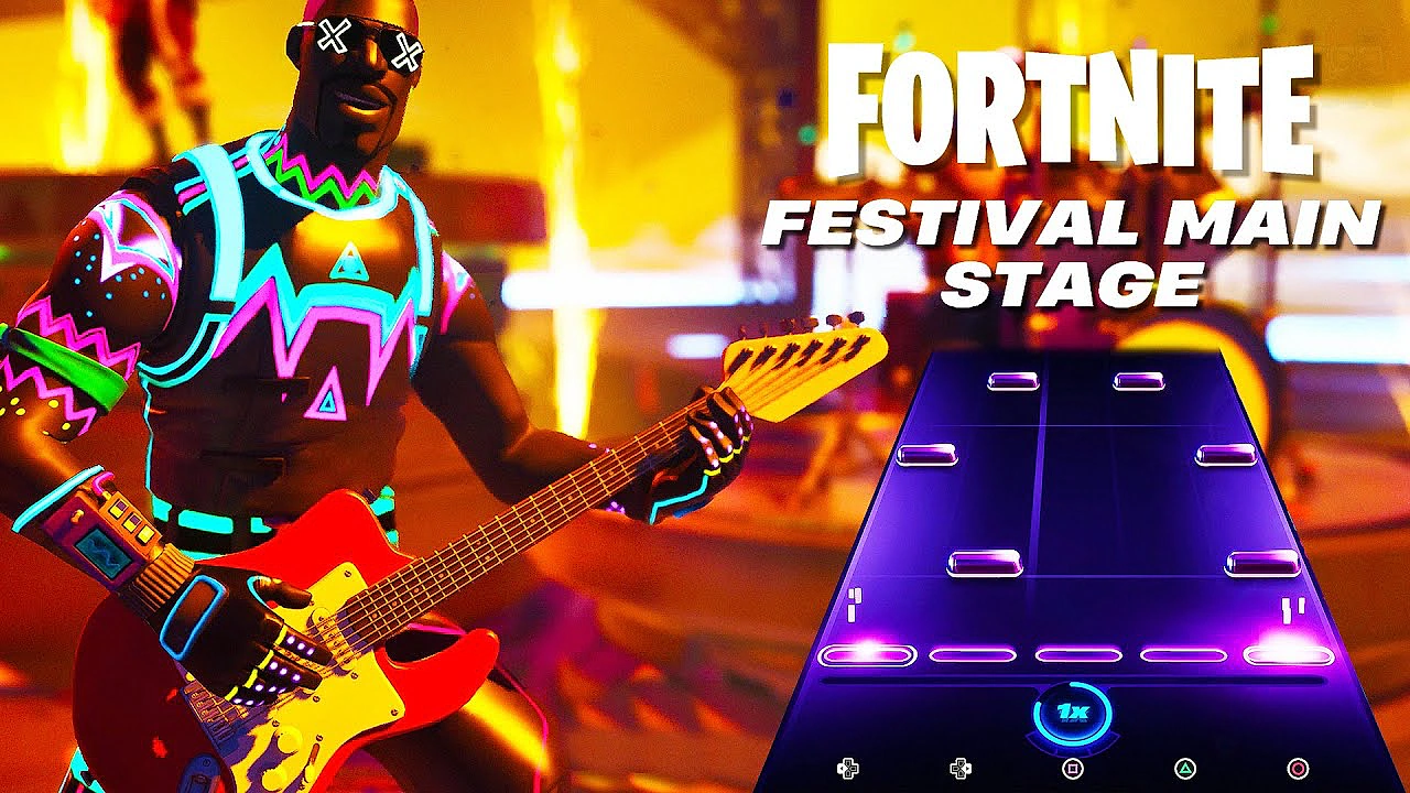 This is Fortnite Festival Main Stage (New Rhythm Game)!