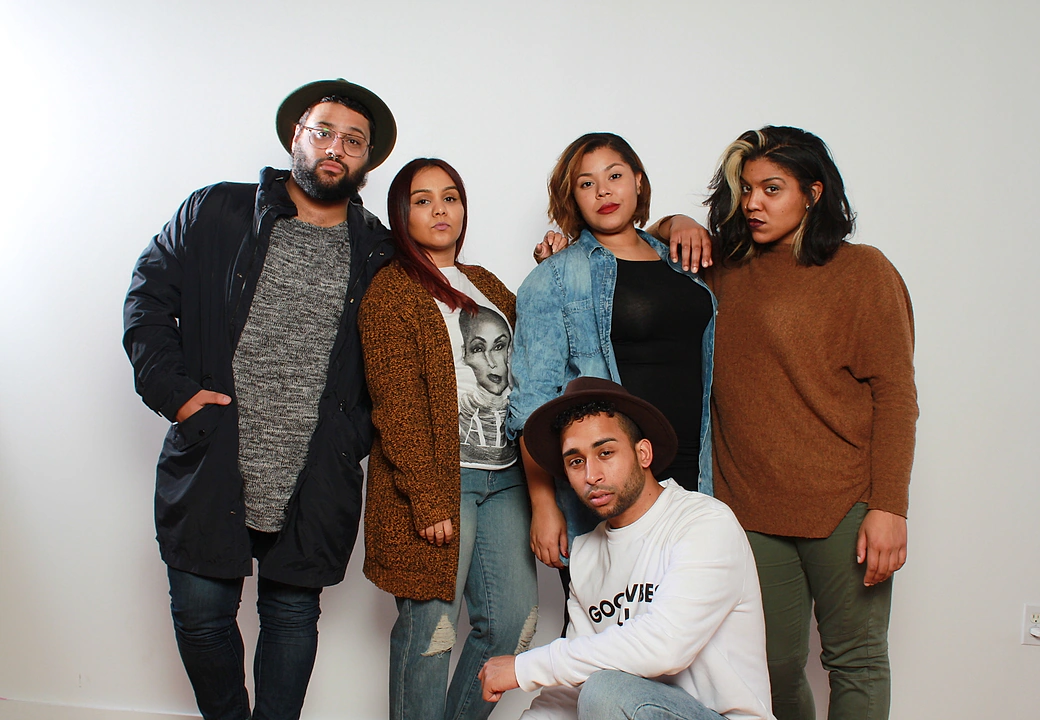 Gifted Studios team portrait against a white backdrop