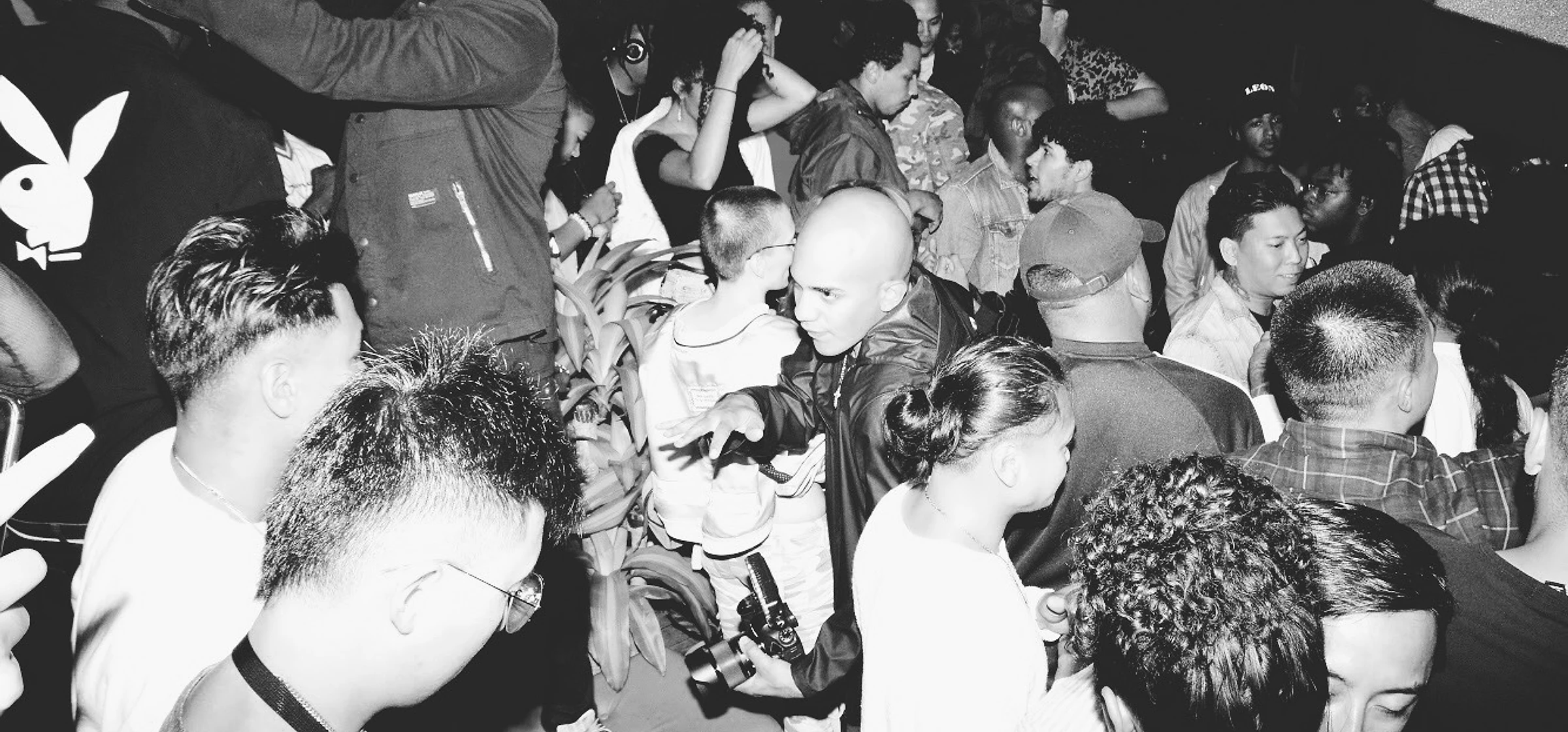 Crowd packed onto the floor at a HEAT event